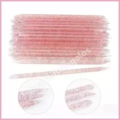X100u Palitos De Naranjo Acrilico Reutilizable Cristal Uñas - comprar online