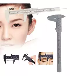 Regla Calibradora Para Microblading Perfilador De Cejas Plas