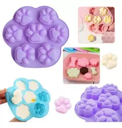 Molde Silicona Huellitas De Perrito Reposteria Bombones