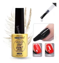 Top Coat Cherimoya Nuevo X 8ml Uvled Esmalte Semipermanente