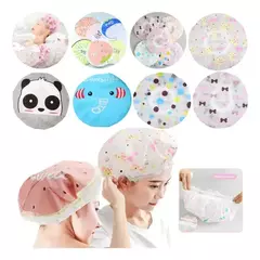 Imagen de Gorros Para Ducha Impermeables Baño Cofia De Plastico