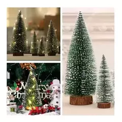 Arbolito De Navidad 14,5 Cm Super Lujo Premium Tupido Nieve en internet