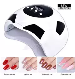 Cabina Led Uñas Semi Gelificadas Lampara Uv Manos Pies 86w