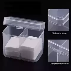 Organizador Manicuria Porta Hisopos Wipes 2 Divisiones - mqregalosmayorista