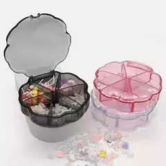 Organizador De Dijes Pastillas Strass Bijou Manicuria Flor en internet