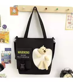 Cartera Bolso Mujer Moda Diseño Con Peluche Moderno - mqregalosmayorista