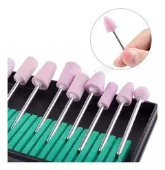 Kit De 12 Fresas Para Torno Pulidor Lima De Uñas - mqregalosmayorista
