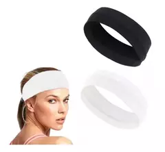Bandana Diadema Vincha Lisa Accesorio Para Cabello Elastizad - mqregalosmayorista