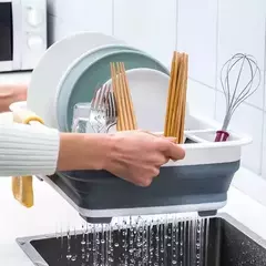 Escurridor Seca Plato Organizador Multiuso Flexible Silicona - comprar online