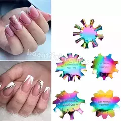 Molde Metal Tornasolado Sonrisa Easy French Francesitas Uñas
