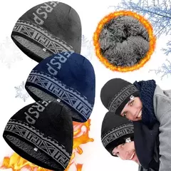 Gorro Lana Doble Felpa Hombre Frio Invierno Rayas en internet