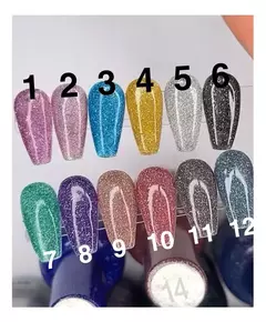 Diamond City Girl Semipermanente Reflectivo Glitter Uv Led - comprar online
