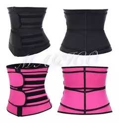 Faja Corse Doble Cierre Adelgazamiento De Cintura Neoprene en internet