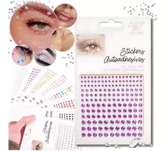 X3 Strass Gemas Autoadhesivas Para El Rostro/cuerpo Multiuso