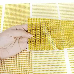 Strass Gemas Autoadhesiva Para Cara Cuerpo Varias Medidas