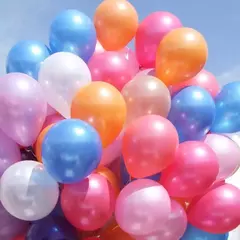 X25 Globos Lisos Cotillon Carioca Fiesta Cumpleaños Eventos - comprar online
