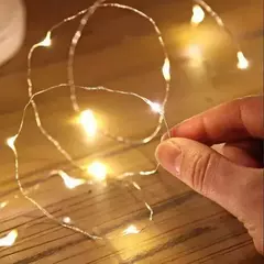 Guirnalda Hilo Alambre Cobre Microled 30leds Pilas 3mts Deco en internet