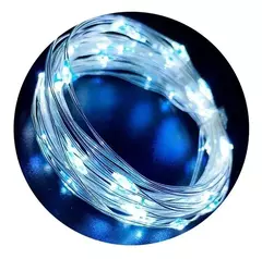 Guirnalda Hilo Alambre Cobre Microled 30leds Pilas 3mts Deco - mqregalosmayorista