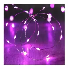 Imagen de Guirnalda Hilo Alambre Cobre Microled 30leds Pilas 3mts Deco
