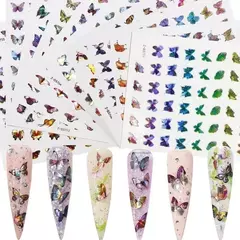 Stickers De Mariposas Decoración Uñas Plancha Tatoo en internet