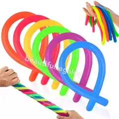 Noodle Toy Fideo Elástico Antiestres Sensorial Juego X1