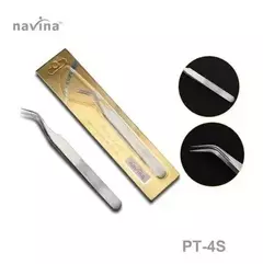 Pinza Navina Plata Recta O Curva Extension Volumen Pestañas - comprar online