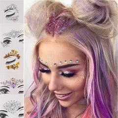 Strass Stickers Cristales Autoadhesivos Faciales Tatto en internet