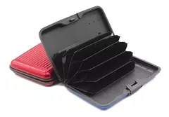 Estuche Tarjetero Aluminio Porta Tarjetas Credito Billetera - comprar online