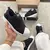 Tênis Feminino Slip-On Elástico Preto
