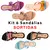 Kit 6 Sandálias Feminina Rasteirinhas Sortidas - Loja Mega Ofertas Express