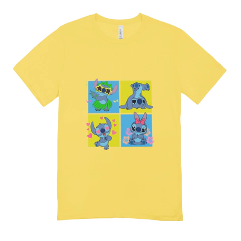 Camiseta Feminina Stitch - Diversas Cores