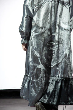 TRENCH SHUKAI SILVER BRUSHED - Panni Margot