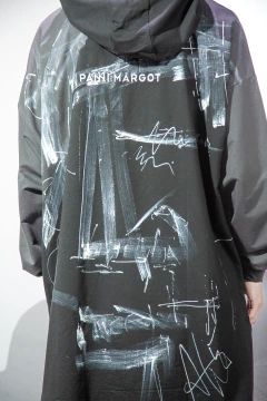 HOODIE KITSUTSUKI BLACK BRUSHED 11 - buy online