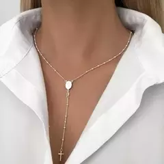 Colar Delicado Terço em Prata 925 - comprar online