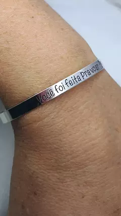 Bracelete Você Foi Feita Para Voar em Prata 925 na internet