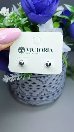 Brinco Bola em Prata 925
