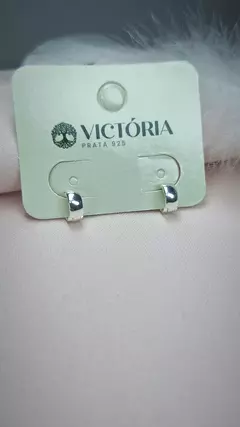 Imagem do Brinco Argola Lisa 7mm em Prata 925