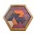 Brinquedo de Madeira Hexagonal Quebra-cabeça - comprar online