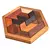 Brinquedo de Madeira Hexagonal Quebra-cabeça