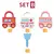 Brinquedo Chave de Carro Montessoriano - comprar online