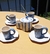 Set AZUL juego de café HIERBAS + azucarera VENECIA - comprar online