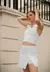 Polo Crop Top - Blanco