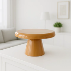 Boleira Cake Lisa - Bege P (Alt.12cm) - comprar online
