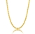 Colar Choker Cordão Baiano 2,5mm Folheado a Ouro 18k