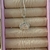 Corrente Veneziana Fina 40cm Folheado A Prata 1000 com Pingentes - Victory Gold Joias