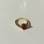Anel Cravejado com Pedras Zircônia Folheado a Ouro 18k