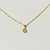 Corrente Feminina Veneziana Fina com Pingente Circular Brilhante Folheado a Ouro 18k