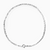 Pulseira Masculina Piastrine 2mm Folheado a Prata 1000