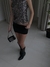 Remera crochet lentejuelas