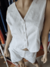 Conjunto short falso bolsillo trasero y chalecon cuatro botones lino en internet